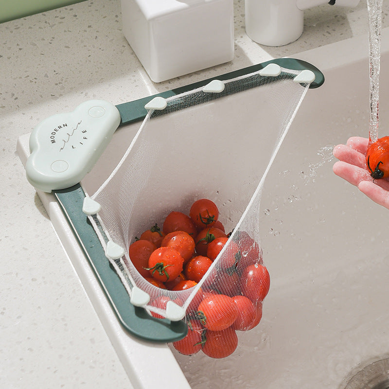 Creative Cloud Sink Drain Rack Kitchen Sink Garbage Filter Sink Disposable Filter Mesh Bag Anti-Blocking Strainer Kitchen Gadget by fashioncafee.com