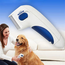 Pet Cat Dog Electric Terminator Brush Anti Removal Kill Lice Cleaner Electric Head Pet Fleas Electronic Lice Comb For Dog by fashioncafee.com