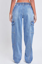 Jeanswear High-Rise Straight Cargo Jeans For Women by Trendsi