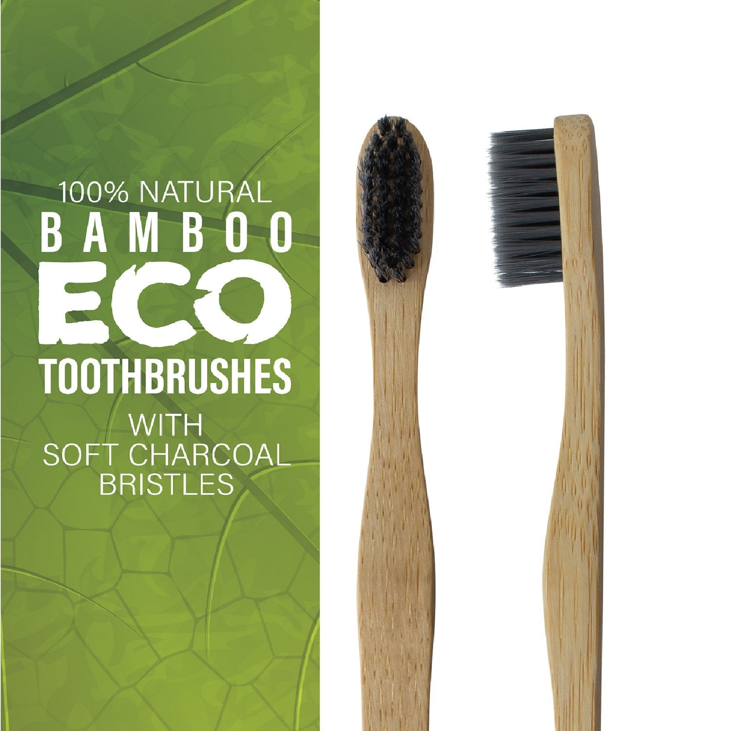 100% Natural Bamboo Toothbrush by Pursonic