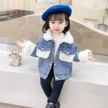 Cashmere Denim Jacket for Girls by fashioncafee.com
