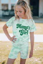 Girls Printed Letter Graphic Lounge Set For Young Girls by Trendsi