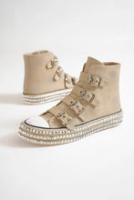 Beast Fashion Multi-Buckle Straps Studded Platform Sneakers by Trendsi