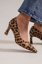 Beast Fashion Faux Suede Leopard Point Toe Pumps by Trendsi