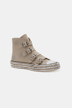 Beast Fashion Multi-Buckle Straps Studded Platform Sneakers by Trendsi
