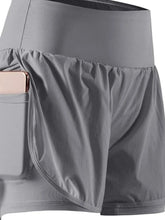 Pocketed High Waist Active Shorts by Trendsi