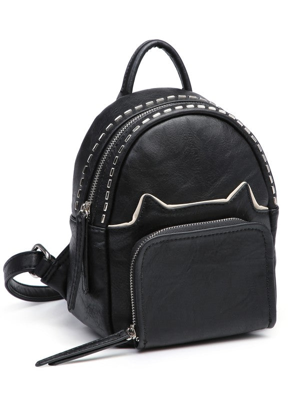 Cat Ear Mini Backpack by The Groovalution / Buddify