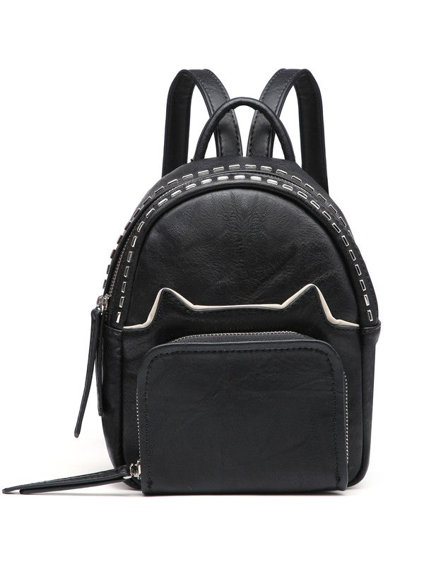 Cat Ear Mini Backpack by The Groovalution / Buddify
