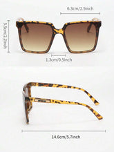 This pair of leopard-print sunglasses combines stylish design with practical protection by fashioncafee.com