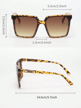 This pair of leopard-print sunglasses combines stylish design with practical protection by fashioncafee.com