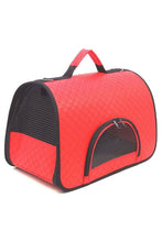 Quilted Faux Leather Tunnel Shape Pet Carrier Bag by The Groovalution / Buddify