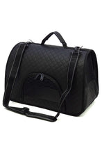 Quilted Faux Leather Tunnel Shape Pet Carrier Bag by The Groovalution / Buddify