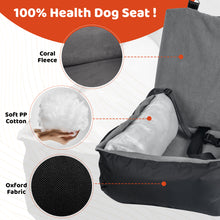 Pet Car Seat Cushion Small Dog Car Seat Safety Belt Coral Fleece Dog Booster Cushion Car Seat by Ifurffy / Zopi