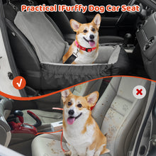 Pet Car Seat Cushion Small Dog Car Seat Safety Belt Coral Fleece Dog Booster Cushion Car Seat by Ifurffy / Zopi