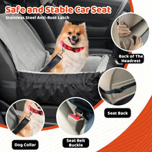 Pet Car Seat Cushion Small Dog Car Seat Safety Belt Coral Fleece Dog Booster Cushion Car Seat by Ifurffy / Zopi