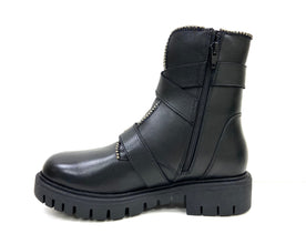 Billie Studded Lug Sole Boot by oobash / Buddify