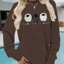 Casual Long-sleeved Round Neck Cashmere Printed Pullover Sweater by ZenDrop Shipping