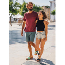 'CUCUMBER' - Grüne Sandalen in Mint, Weiß, Türkis, Petrol - vegan Sandel's by Fünve / Buddify