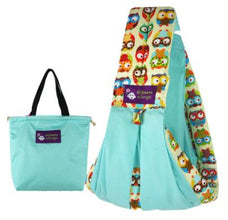 Cotton breathable sling baby carrier baby bag back pocket by Wiio