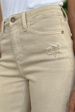 Judy Blue Full Size High Waist Distressed Wide Leg Jeans by Trendsi