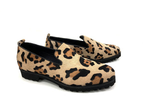 Ella Jaguar Haircalf Loafers Women Shoes by oobash
