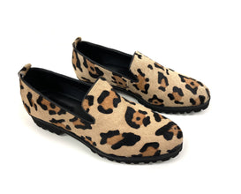 Ella Jaguar Haircalf Loafers Women Shoes by oobash