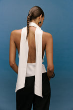 Indra Cowl Top Ivory Luxurious mid Weight Silky Blouse by KIANNA / Buddify