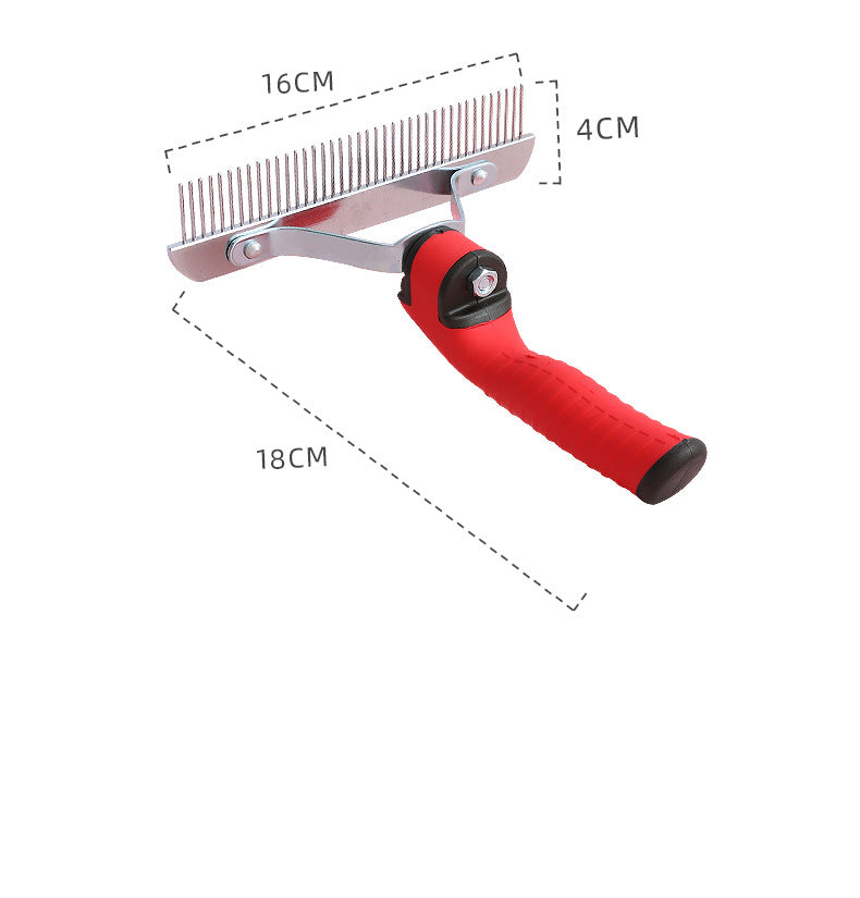 Pet Comb Extra-Large Rake Comb Grooming Brush Deshedding Tool Beauty Comb For Large Dogs Golden Retriever Husky German Shepherd by Dropship man