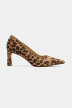 Beast Fashion Faux Suede Leopard Point Toe Pumps by Trendsi
