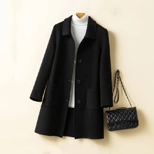 Korean Style Double-sided Cashmere Woolen Coat by Dropship man
