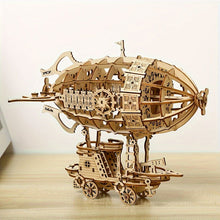 3D Wooden Airship Puzzle Model Kit by Infinite Steampunk / Buddify