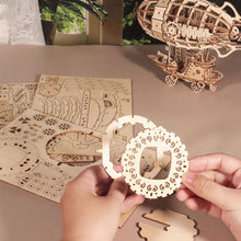3D Wooden Airship Puzzle Model Kit by Infinite Steampunk / Buddify
