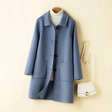 Korean Style Double-sided Cashmere Woolen Coat by Dropship man
