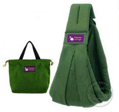 Cotton breathable sling baby carrier baby bag back pocket by Wiio