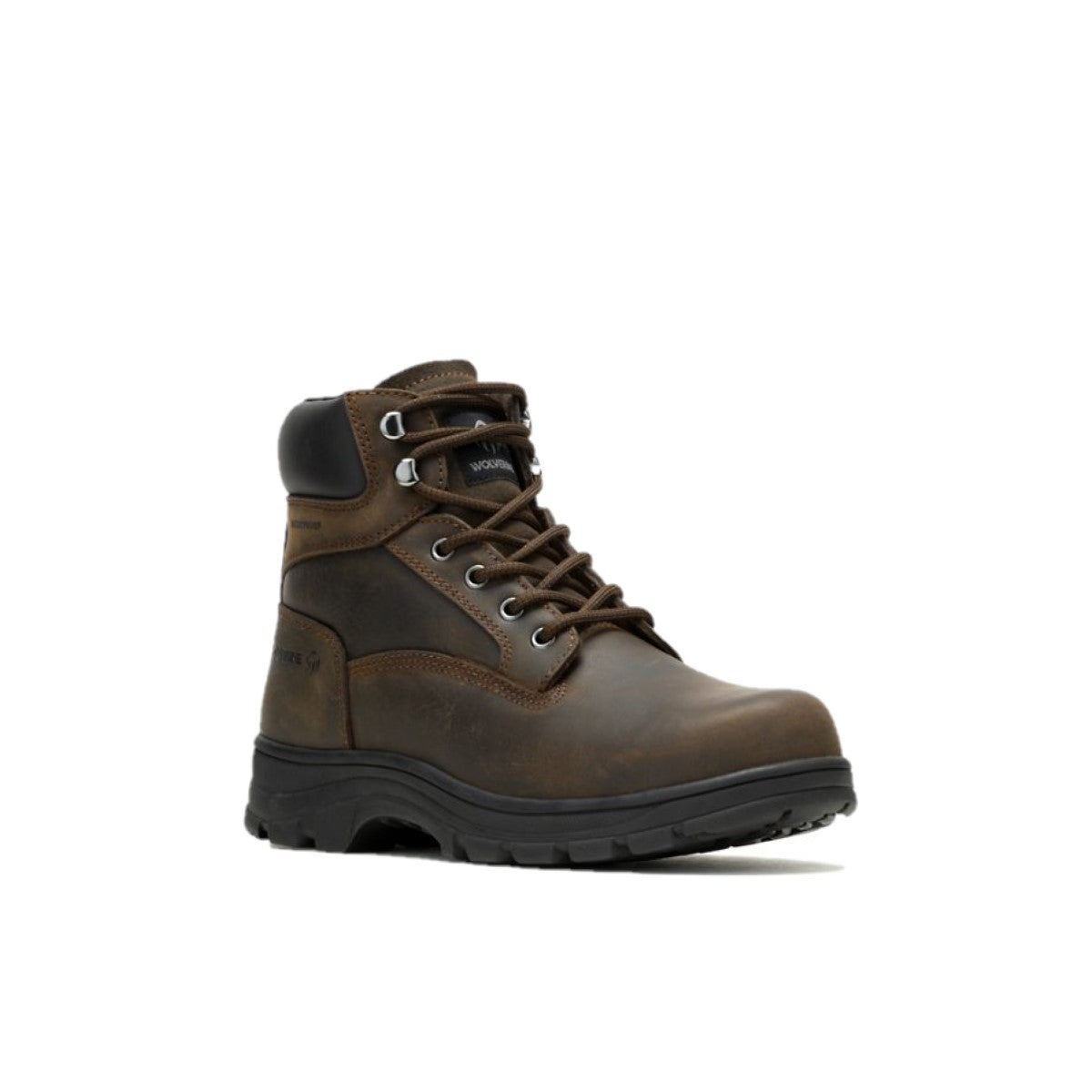 WOLVERINE W231123-EW CARLSBAD 6'' ST WP MN'S (Extra Wide) Brown Leather Work Boots by www.kicks-footwear.com / Buddify