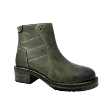 Journey Dip Dyed hand made Green Boot by oobash / Buddify