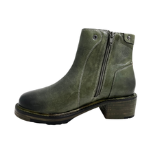 Journey Dip Dyed hand made Green Boot by oobash / Buddify