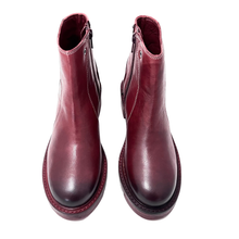 Journey Dip Dyed hand made Wine Boot by oobash / Buddify