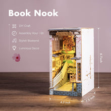 Robotime Rolife Book Nooks Series Stories In Books 4 Kinds DIY Wooden Miniature House Furniture Sakura Densya TGB01 Dropshipping by fashioncafee.com