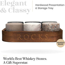 The Original Rocks ( Granite Stones used to perfectly cool fine Spirits ) by R.O.C.K.S. Whiskey Chilling Stones / Buddify