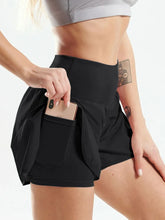 Pocketed High Waist Active Shorts by Trendsi