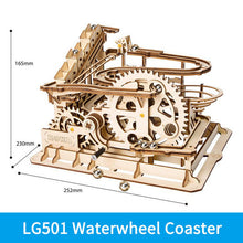 3D DIY Wooden Puzzle Roller Coaster Children's Toys by fashioncafee.com