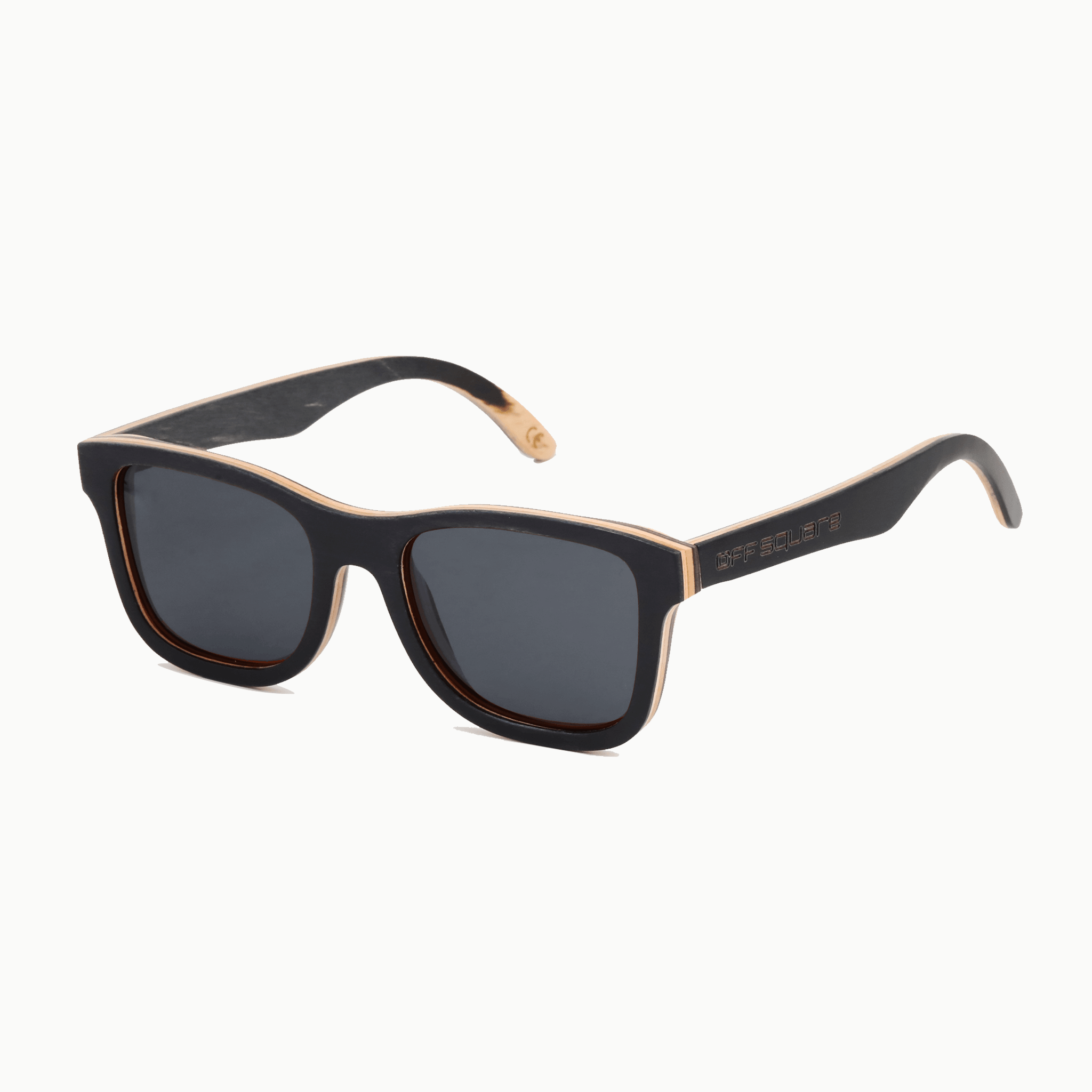 100% UV protection lightweight design Sunglasses Kick Zonnebril Zwart Zwart by offsquareofficial / Buddify