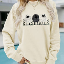 Casual Long-sleeved Round Neck Cashmere Printed Pullover Sweater by ZenDrop Shipping