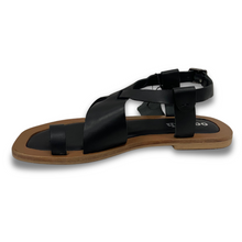 Indiana leather footbed cutout thong sandal by oobash / Buddify