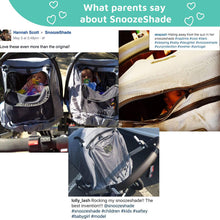Deluxe for Infant Car Seats 0 to 9 Months Sun and Sleep Shade Blocks Up to 97.5 Percent of UV by SnoozeShade