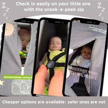 Original Pram Sunshade with 99 Percent UV Protection for Newborns Limited Edition Grey Trim by SnoozeShade