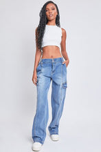 Jeanswear High-Rise Straight Cargo Jeans For Women by Trendsi