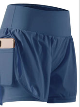 Pocketed High Waist Active Shorts by Trendsi