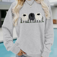 Casual Long-sleeved Round Neck Cashmere Printed Pullover Sweater by ZenDrop Shipping
